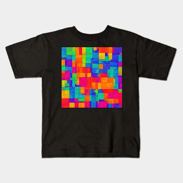 omg pattern abstract background Kids T-Shirt by OMG_PatternAbstractBackground